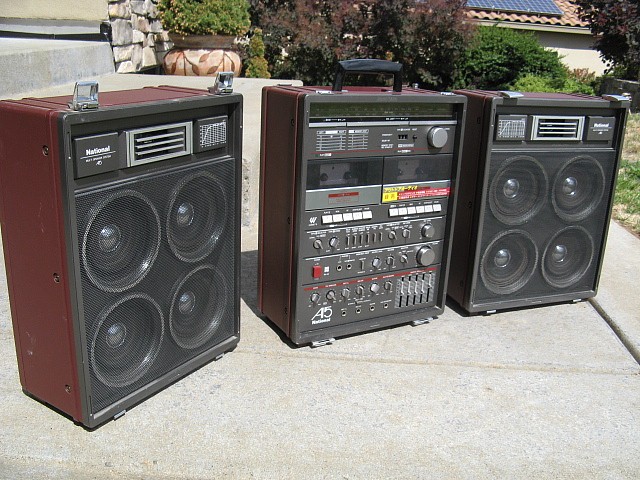 Vintage Blaunkton Turbo-1 Boom Box Ghetto Blaster
